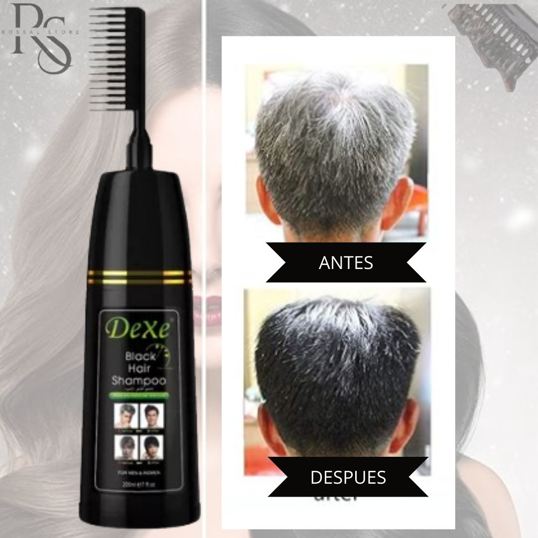 NUEVO TINTE SHAMPOO CUBRE CANAS  DEXE